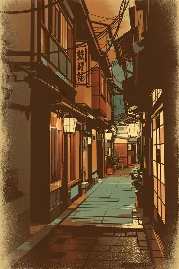 京都小巷 电影海报